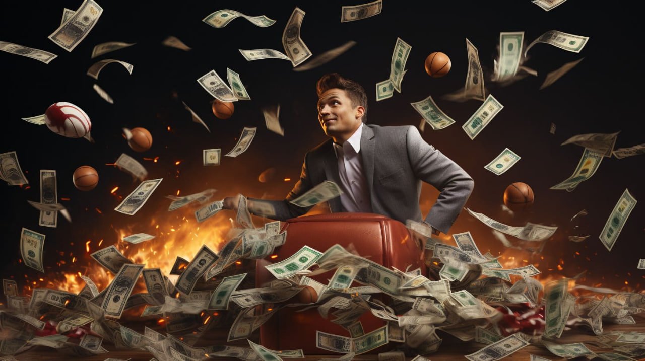 Dasbor meja live dealer dengan kartu dan chip